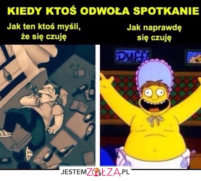 Kiedy ktoś odwoła spotkanie