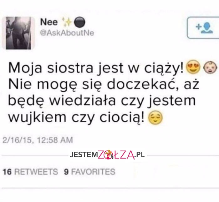 Jest w ciąży...