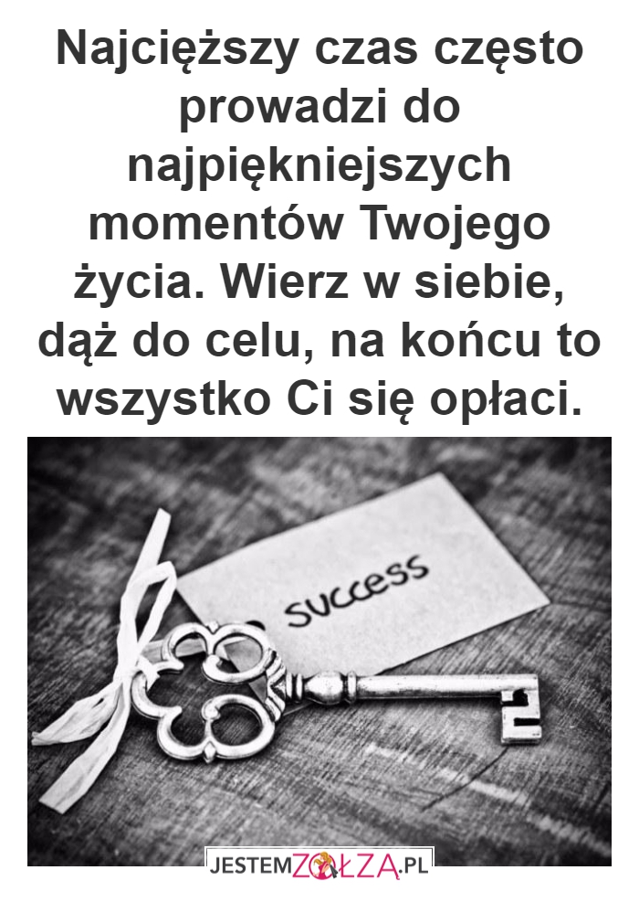 Recepta na sukces