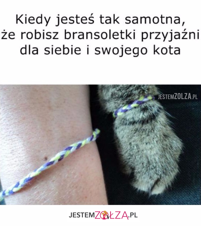 Samotna...
