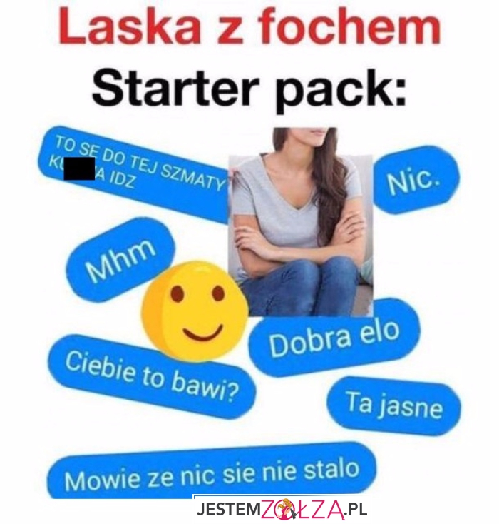 Laska z fochem...