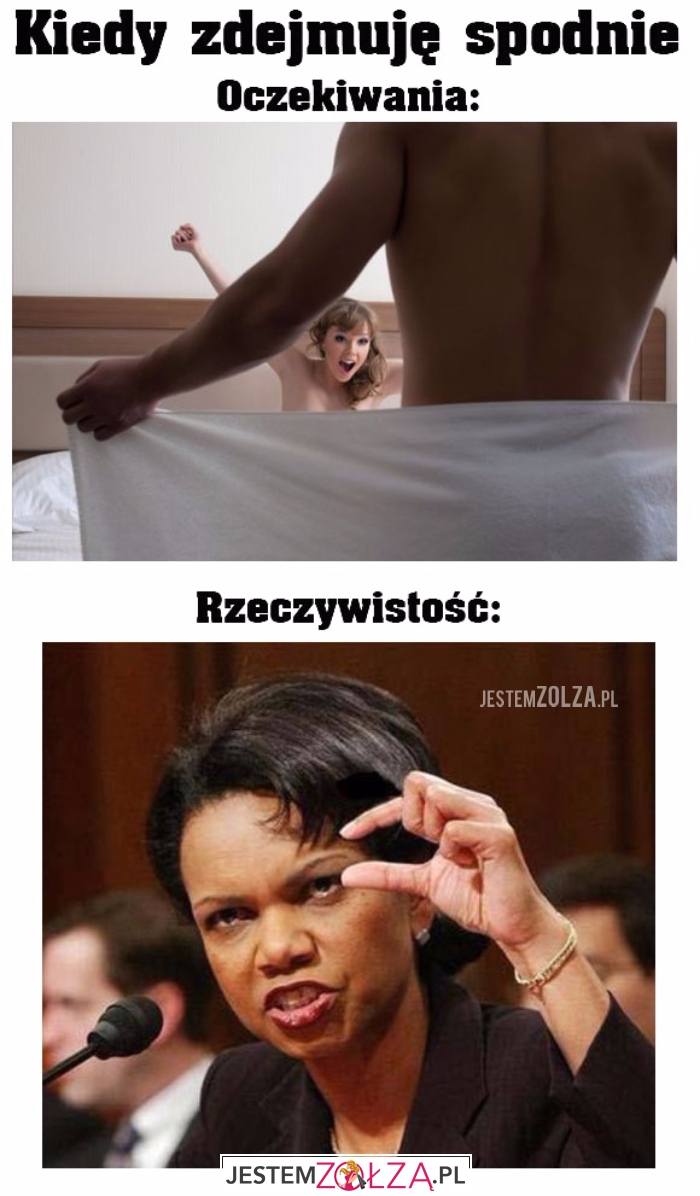 Zdejmowanie spodni...