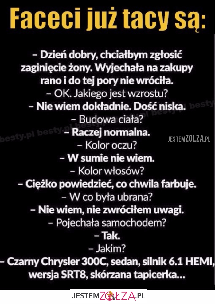 Już tacy są