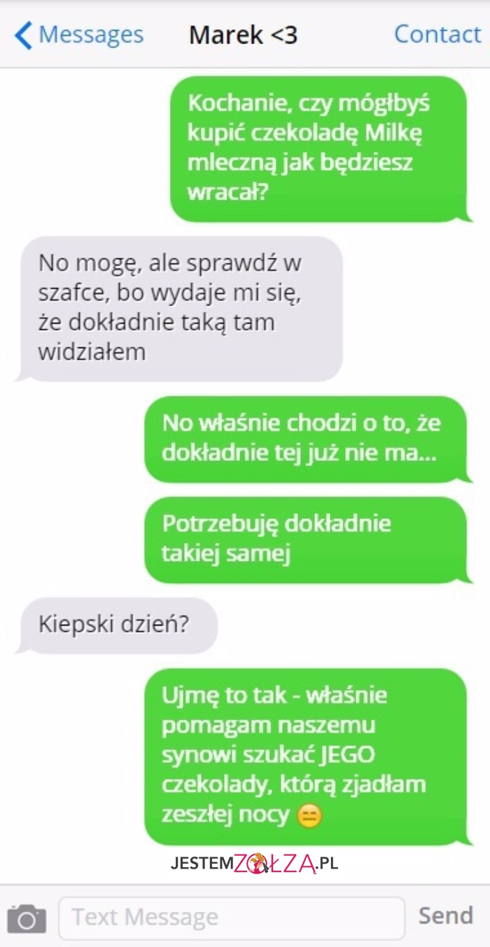 Kup czekoladę...