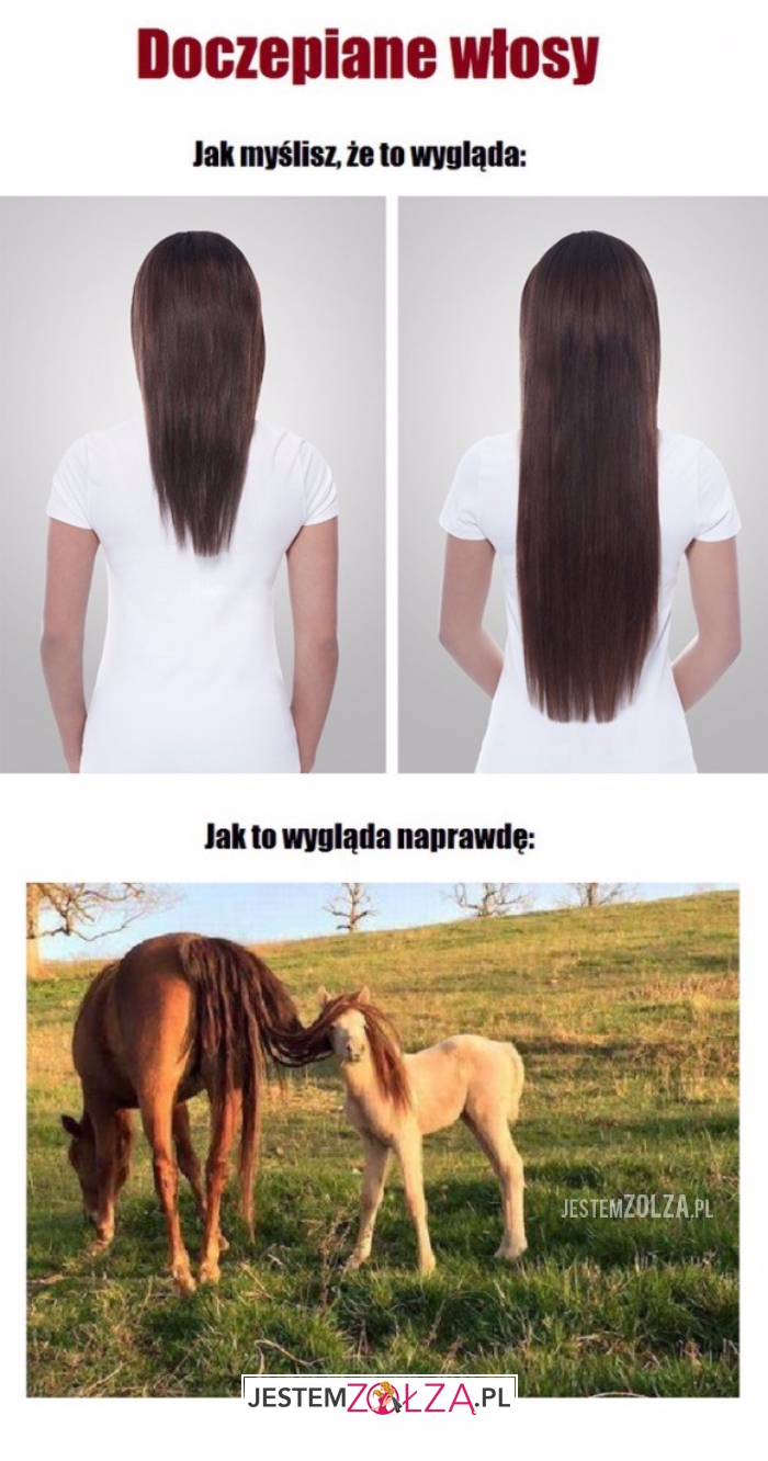 Podczepiane włosy