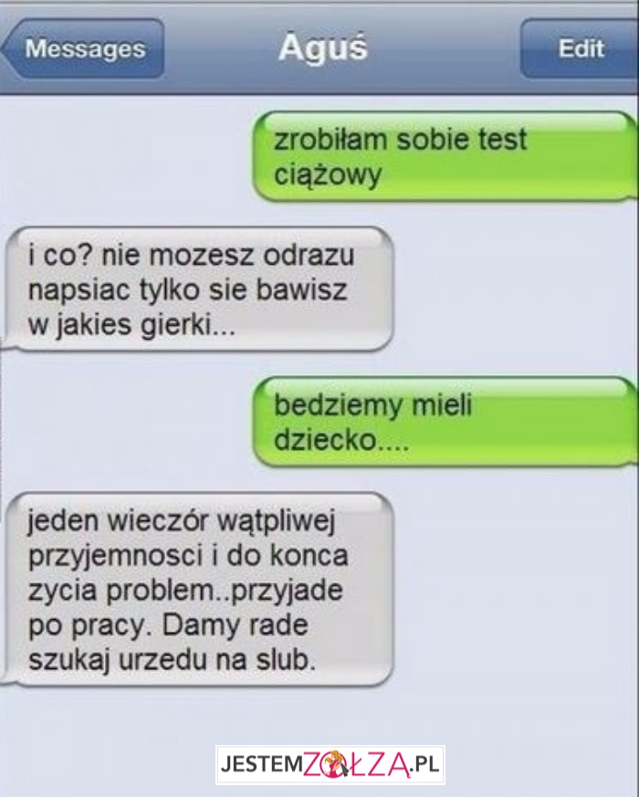 Zrobiłam test