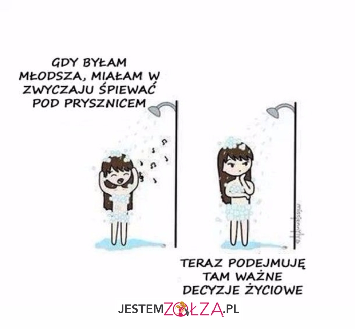 Gdy byłam młodsza...