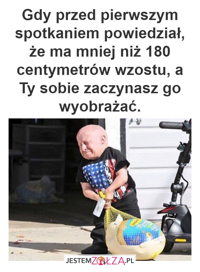 Jego wzrost