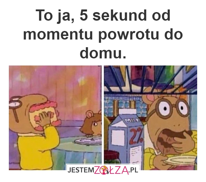 5 sekund po powrocie