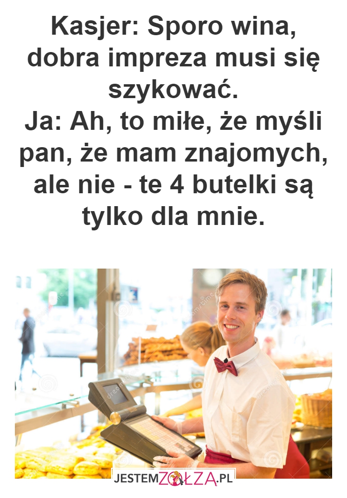 Miły kasjer