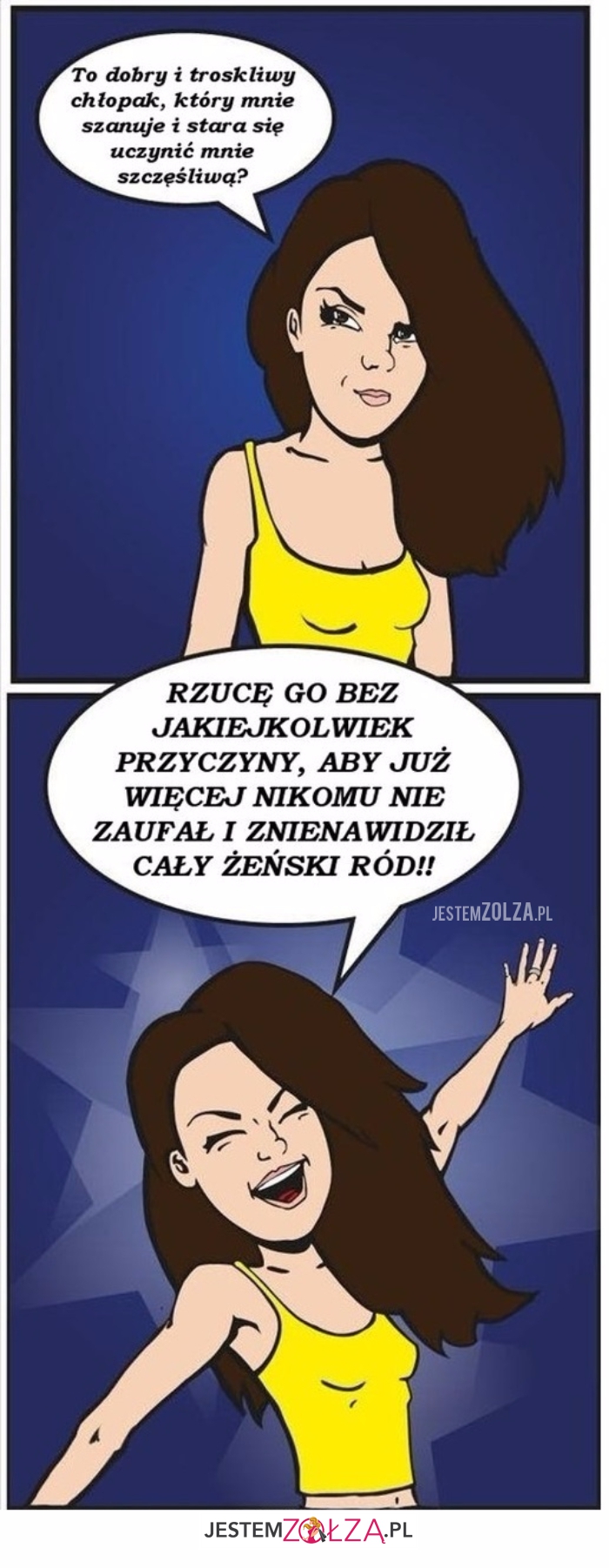 Troskliwy facet...