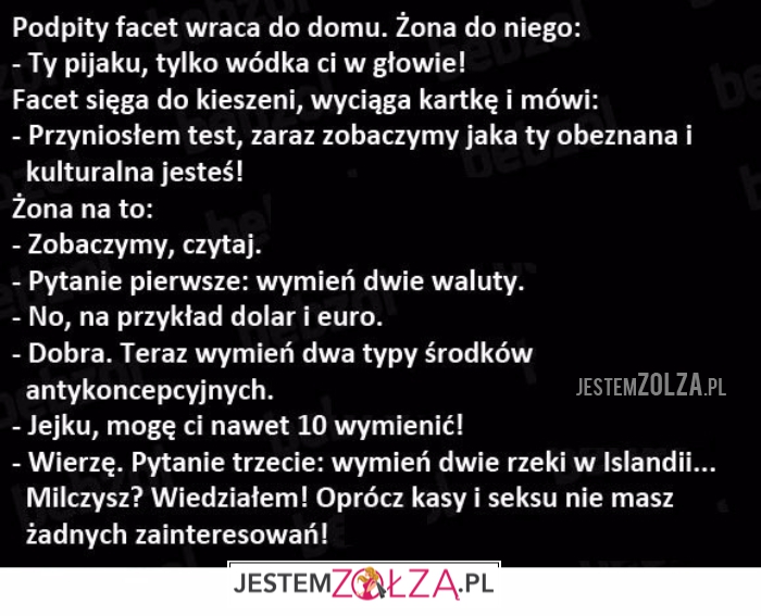 Podpity facet...