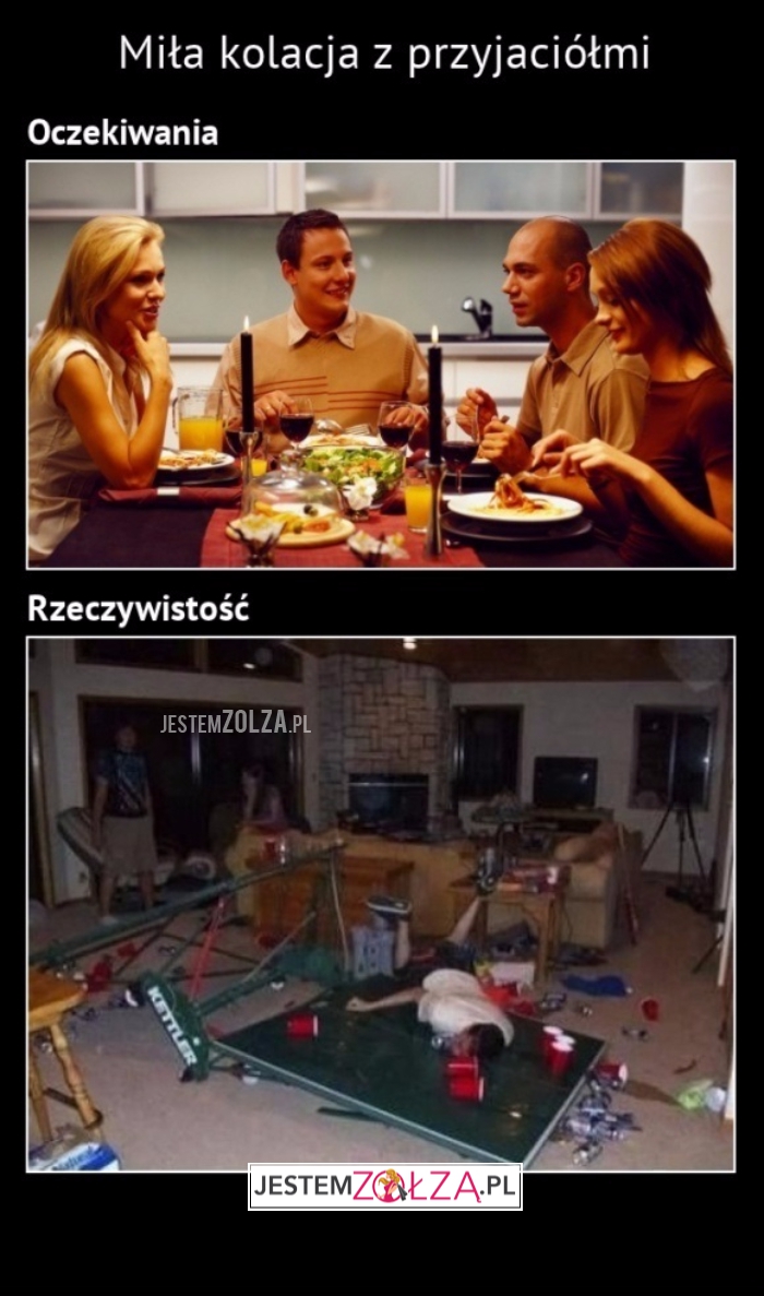 Miła kolacja