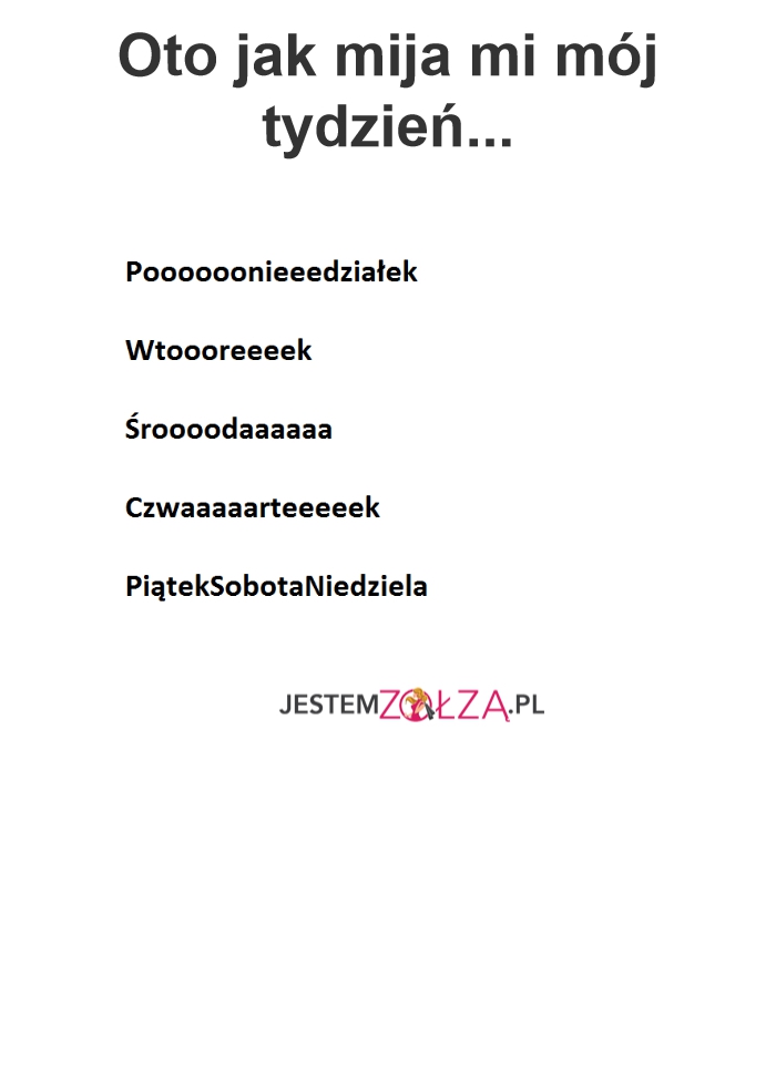 Mój tydzień