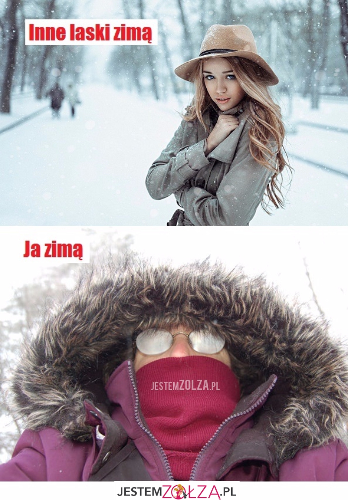 Laski zimą