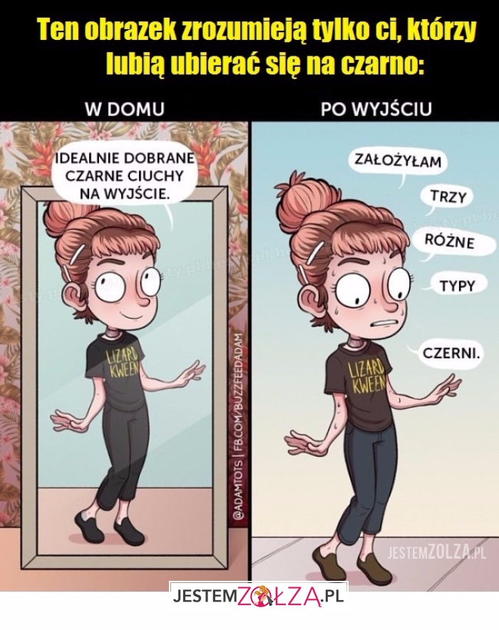 Na czarno