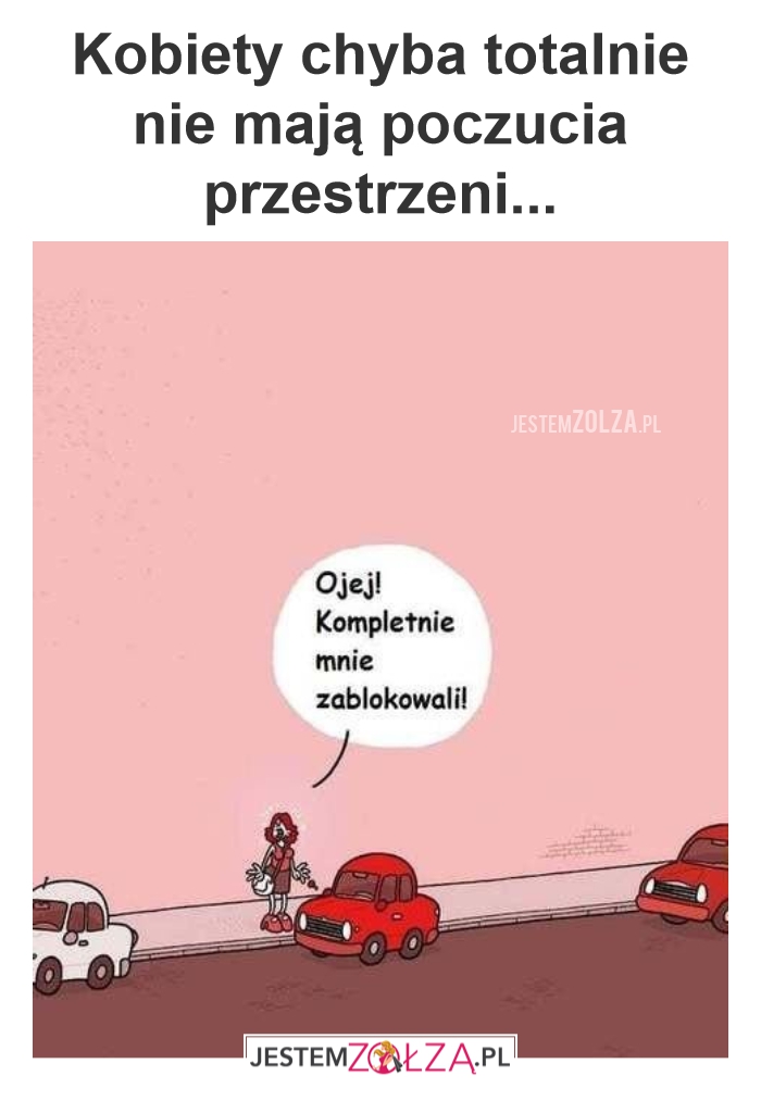 Kobieta parkuje