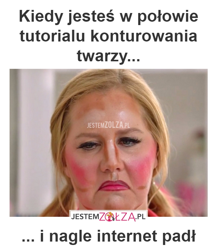 konturowanie twarzy