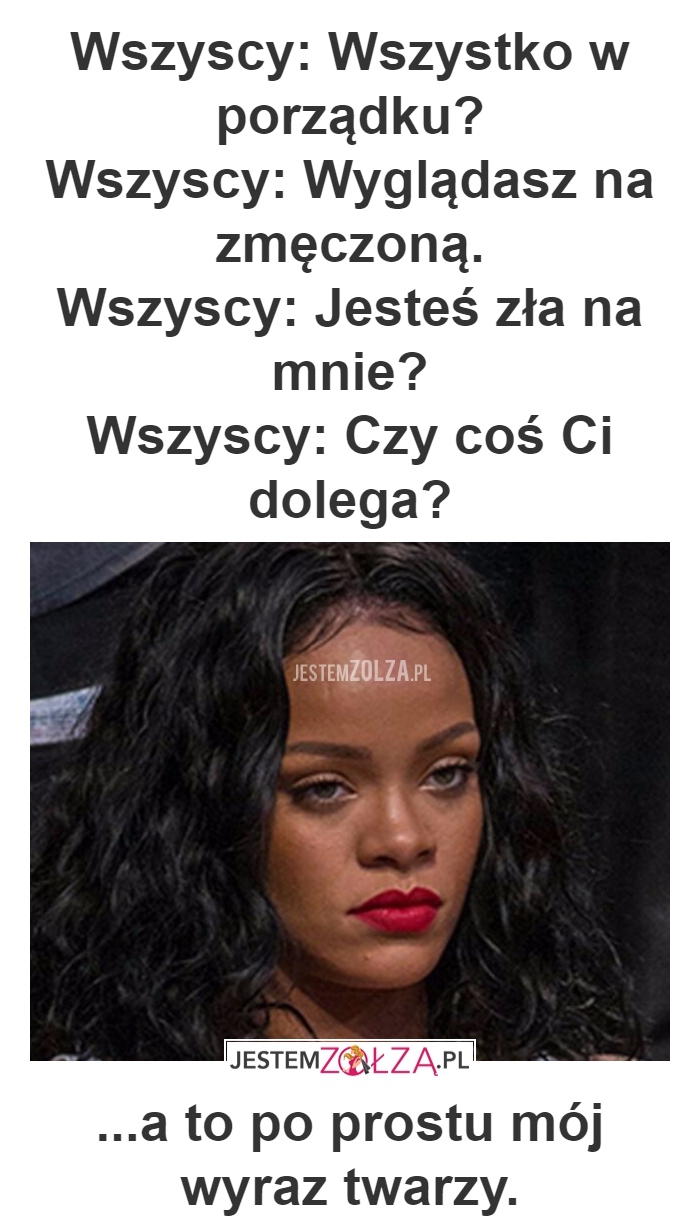 wyraz twarzy
