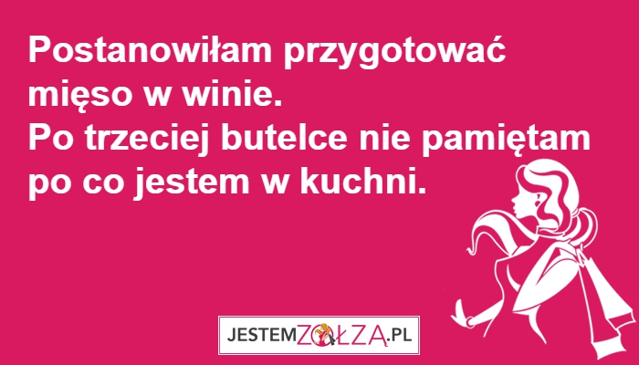 mięso w winie