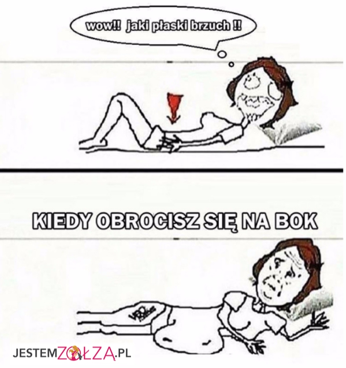 płaski brzuch