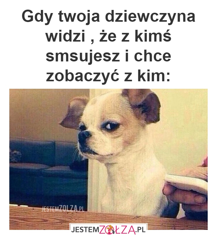 z kimś smsujesz