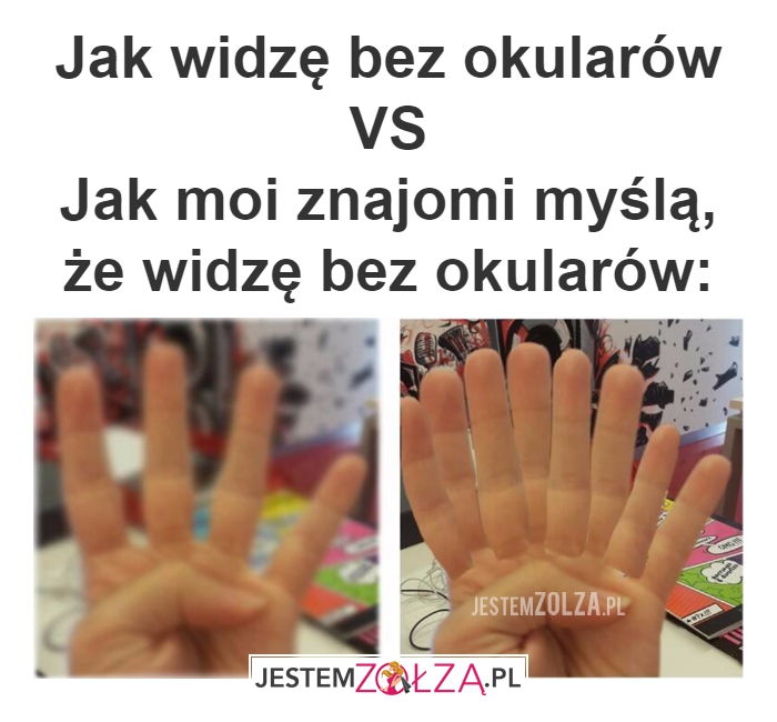 bez okularów
