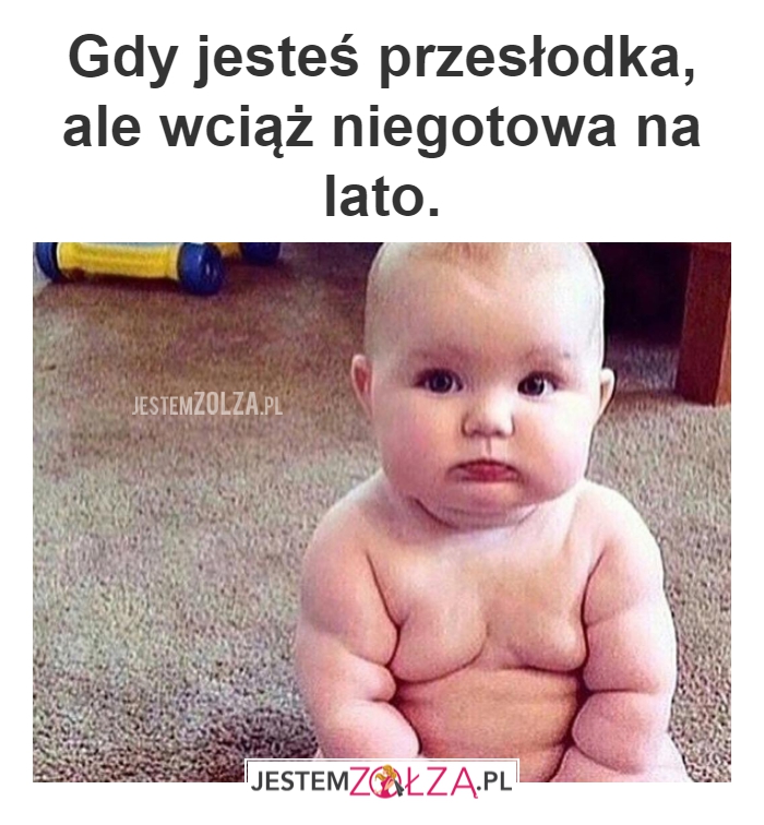 Słodka, niegotowa