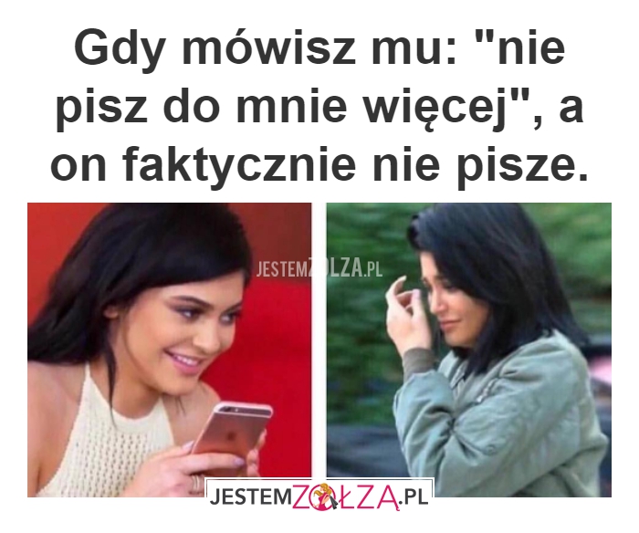 Nie pisz do mnie więcej