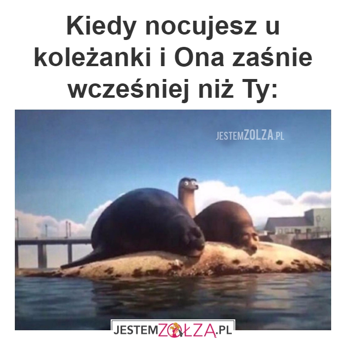 nocowanie u koleżanki