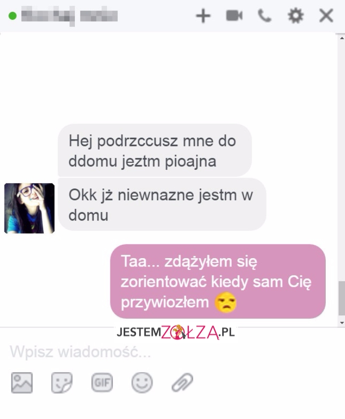 Jestem pijana...