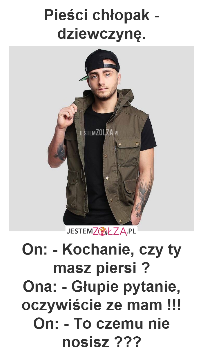 Pieści chłopak - dziewczynę. 