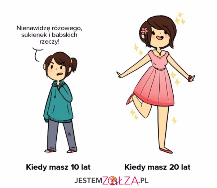 Rózowo