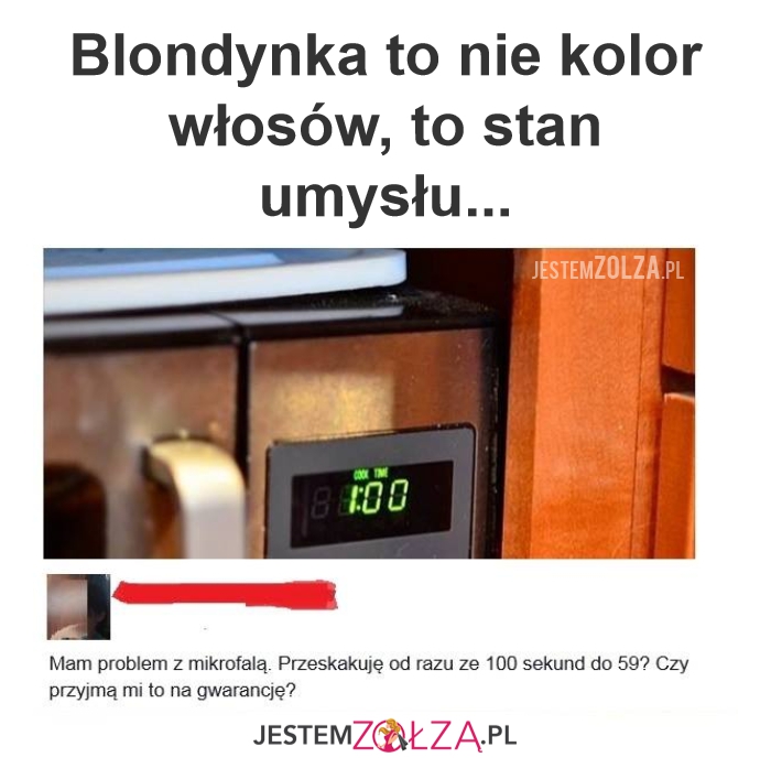 Blondynka w kuchni