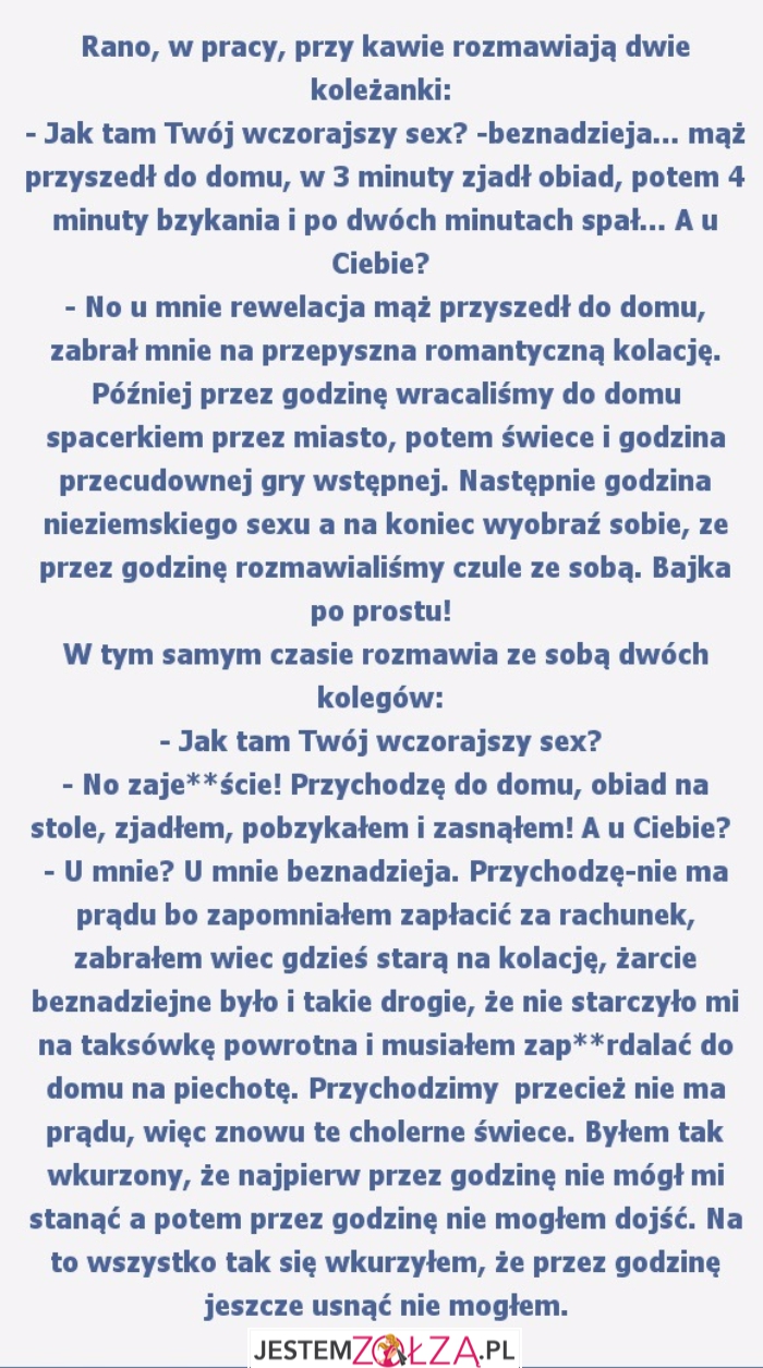 Rano w pracy...