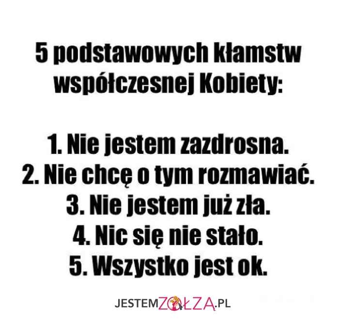 Kłamstwa kobiety