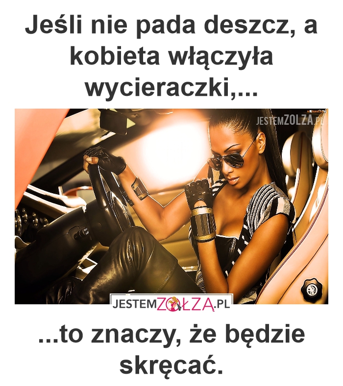 Kobieta za kierownicą