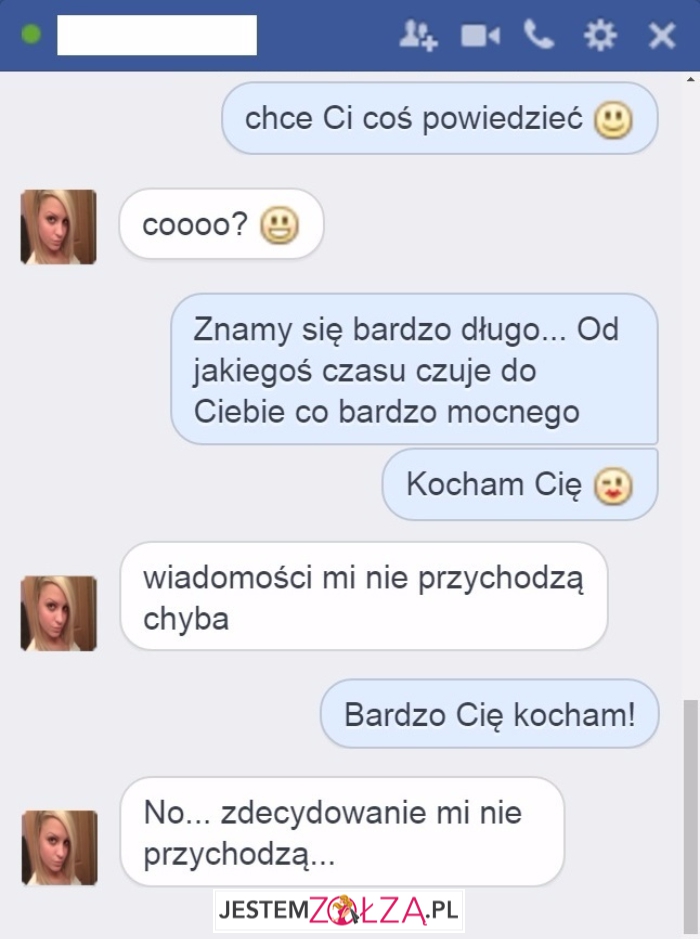 Chce powiedzieć