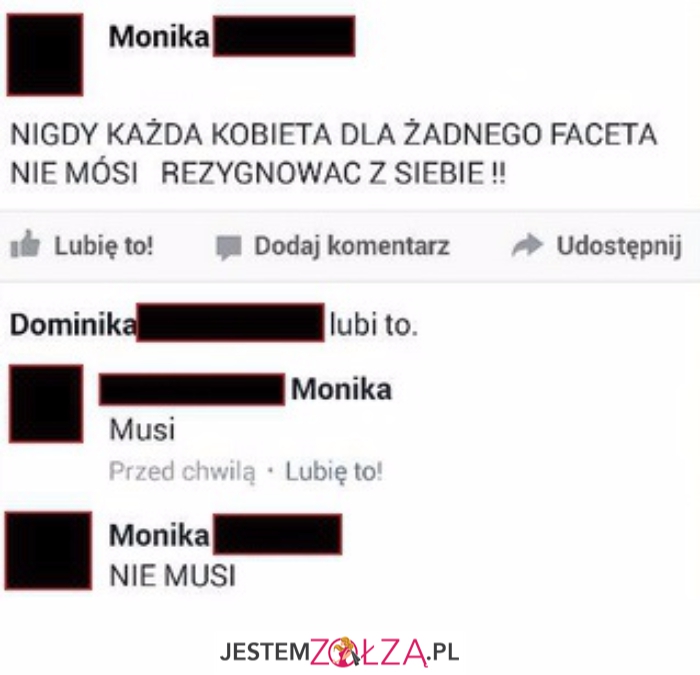 nie każda kobieta...