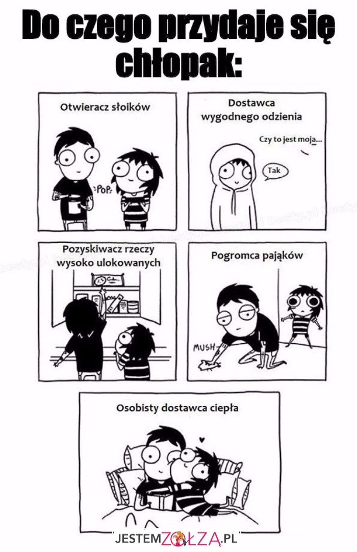 Do czego przydaje się chłopak