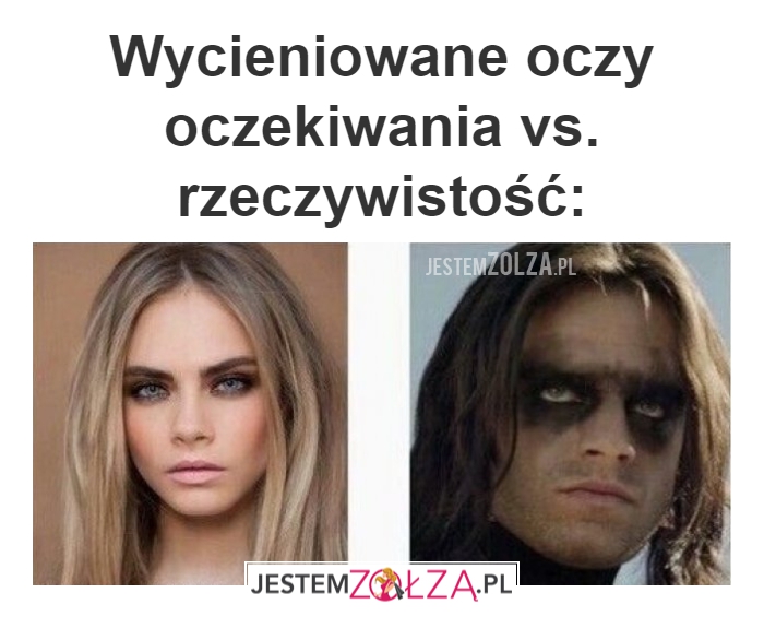 Wycieniowane oczy