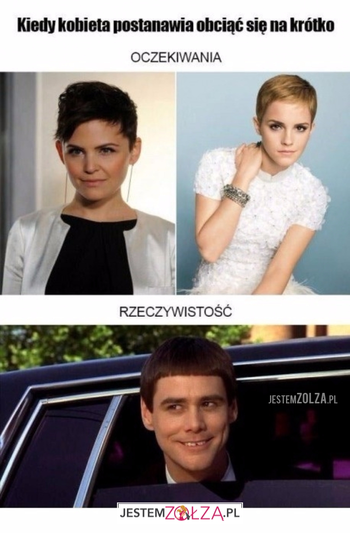 Włosy na krótko