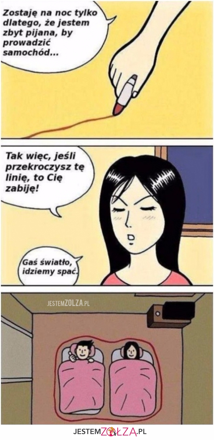 Zostaję na noc...