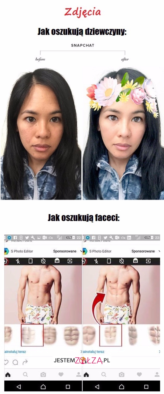 Jak oszukują dziewczyny...
