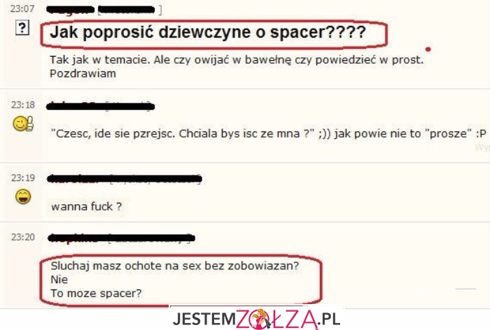 Jak poprosić