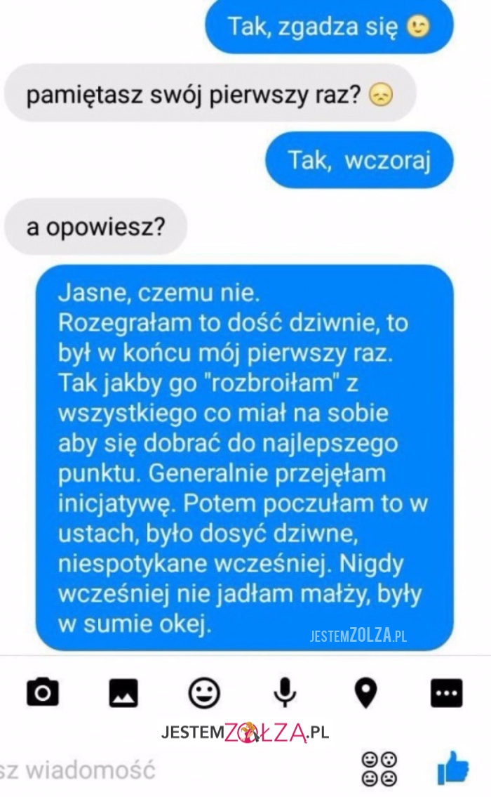 Pamiętasz swój pierwszy raz?