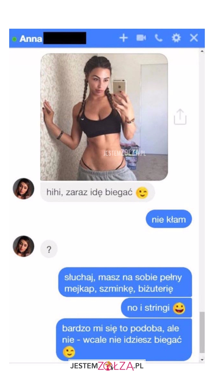 idę zaraz biegać