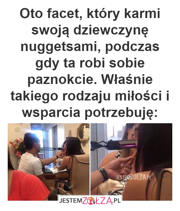 Oto facet, który