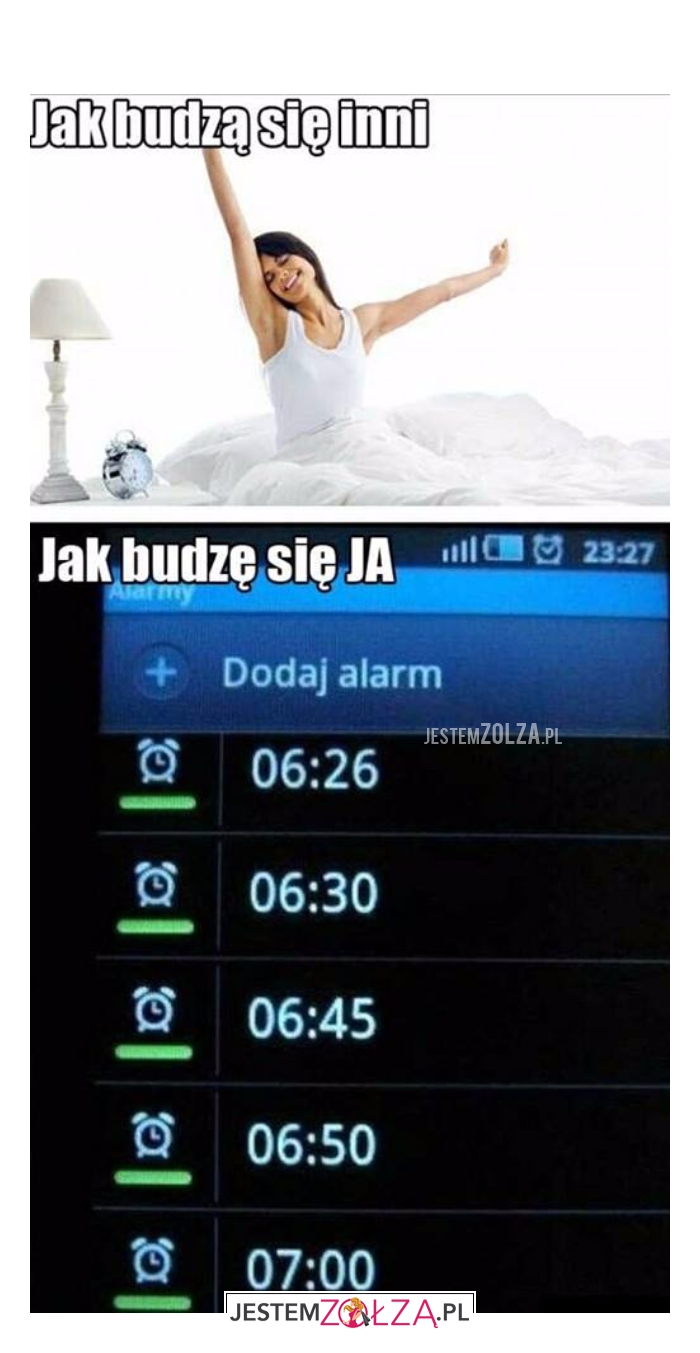 jak budzą się inni