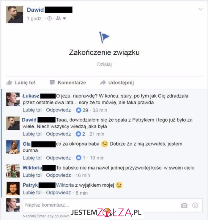 Zakończenie związku...